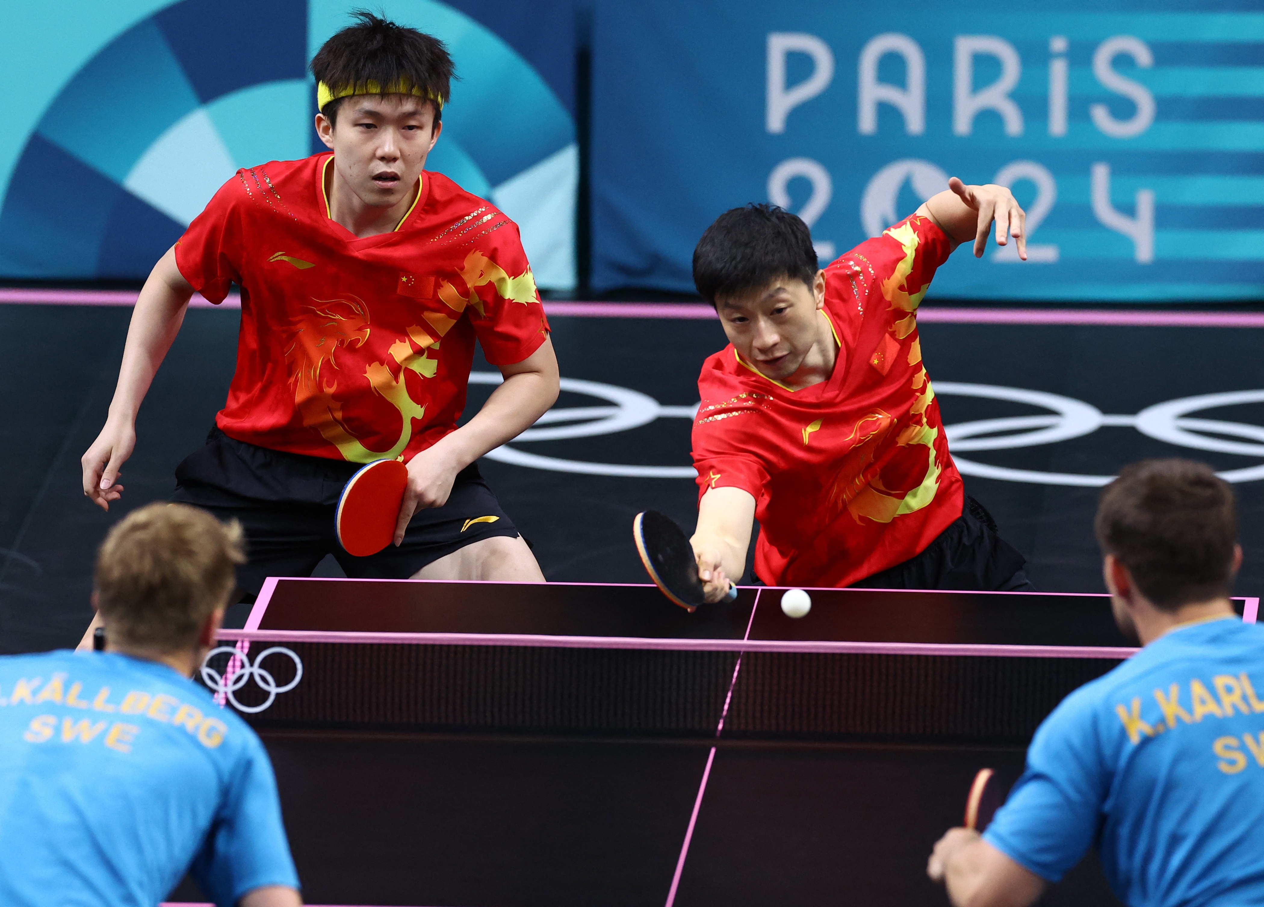 中国队绝杀韩国队，马龙带队取胜